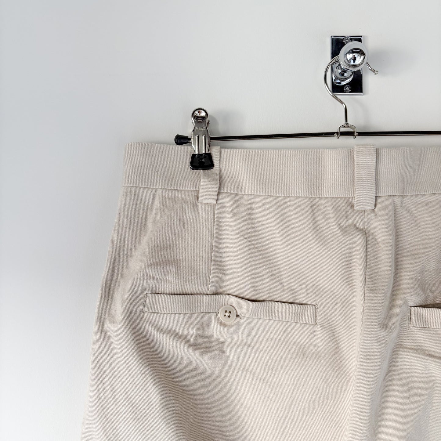 YAECA / Chino Trousers Two-Tuck Straight / BEIGE