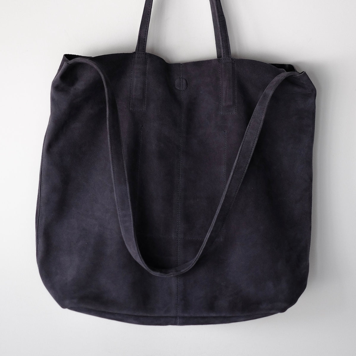 morphee / 3way Large Tote / Oiled Suede Navy