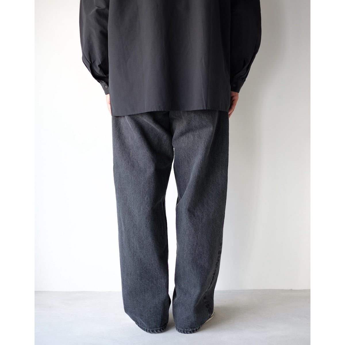 CIOTA / Baggy 5 Pocket Pants / Medium Black