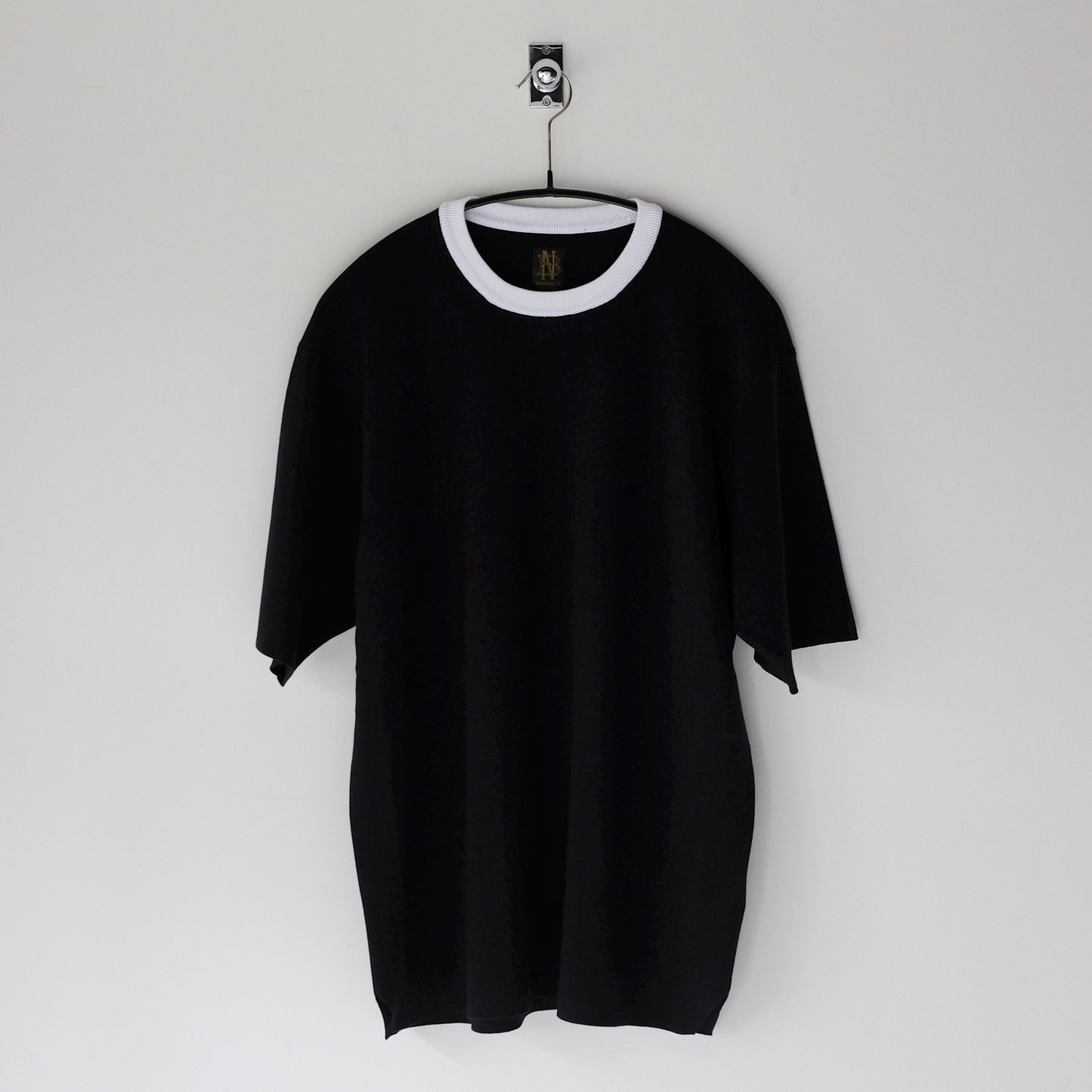 BATONER exclusive for TOOLS / 32G Smooth Knit T-Shirt / BLACK&WHITE