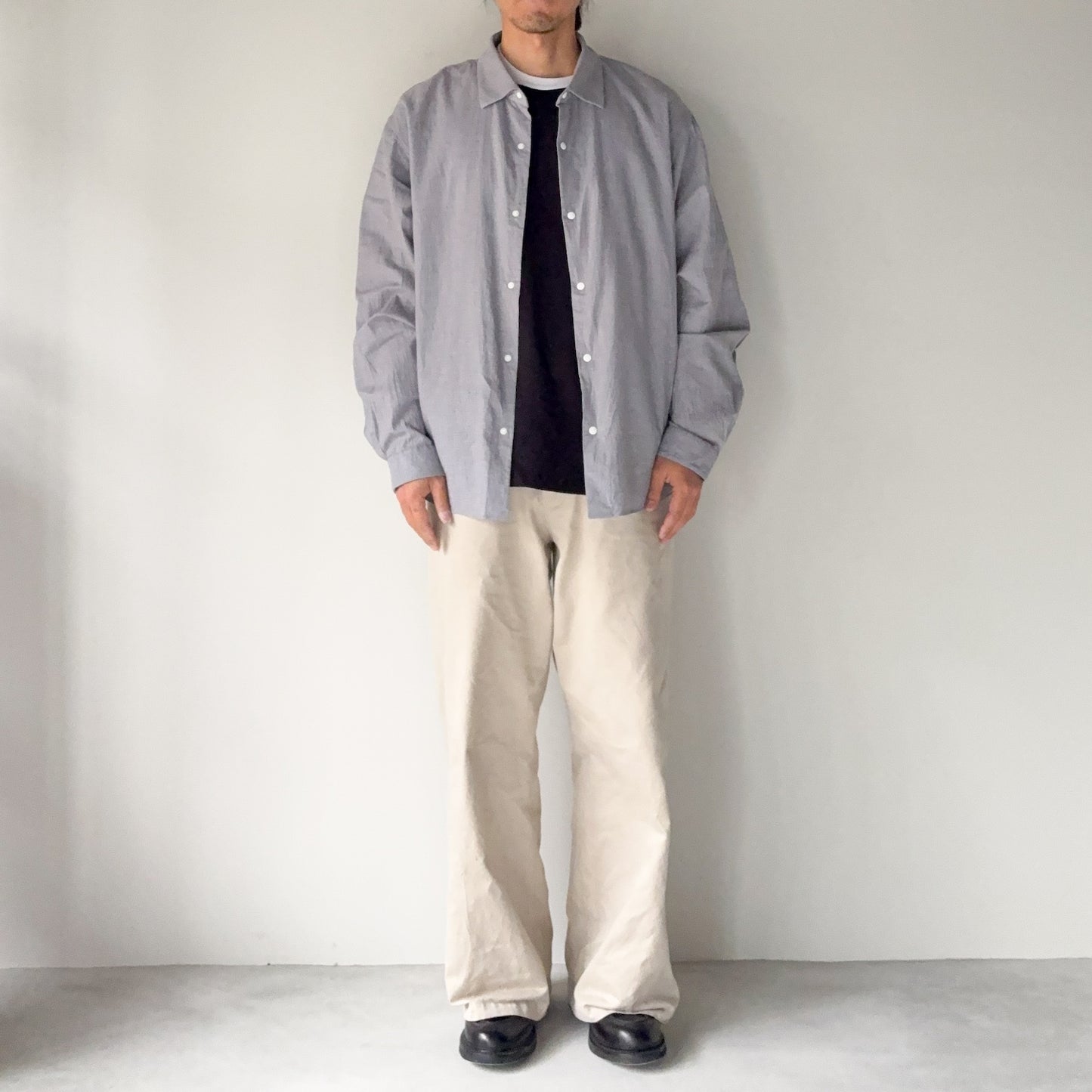 YAECA / Comfort Shirt Extra Wide / GRAY