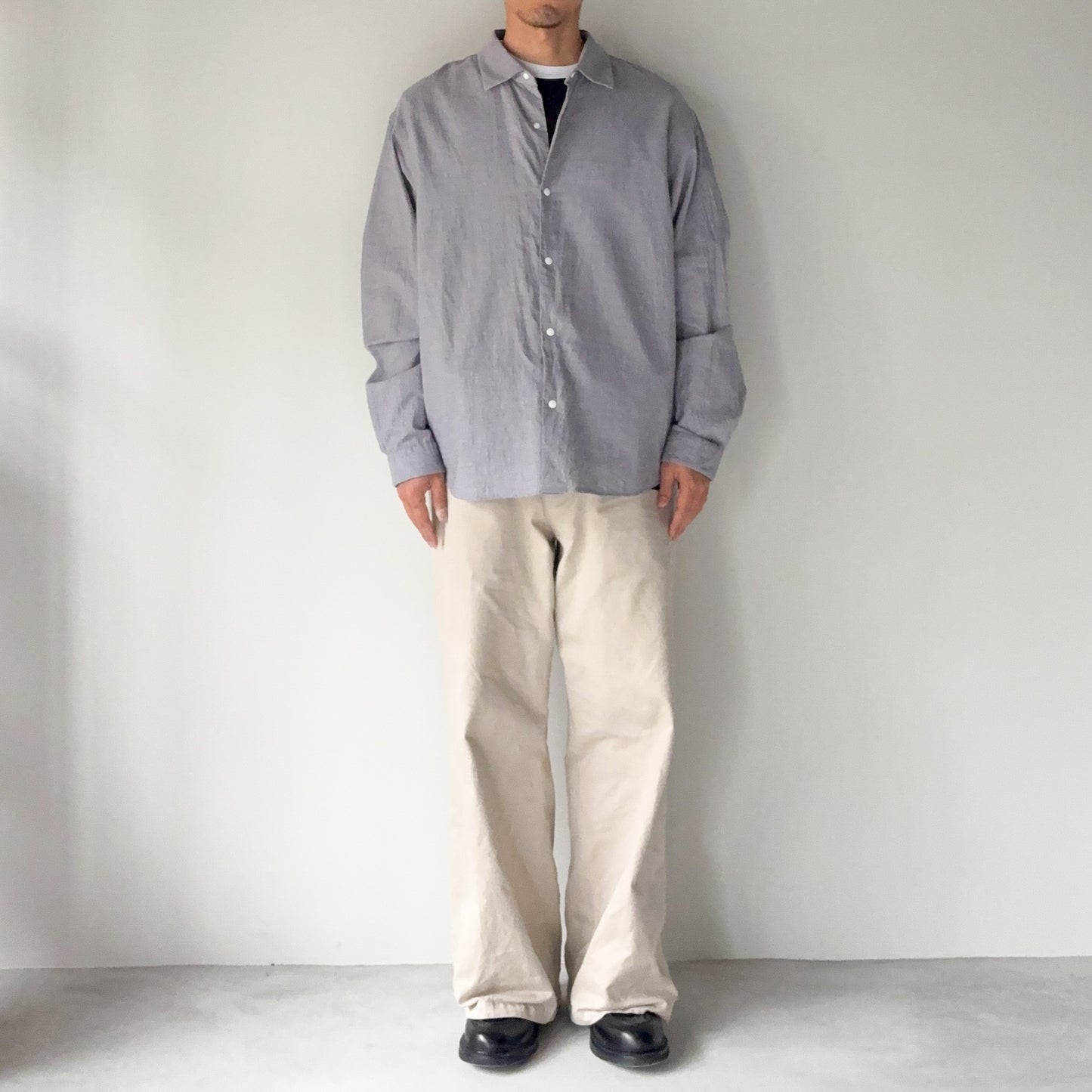 YAECA / Comfort Shirt Extra Wide / GRAY