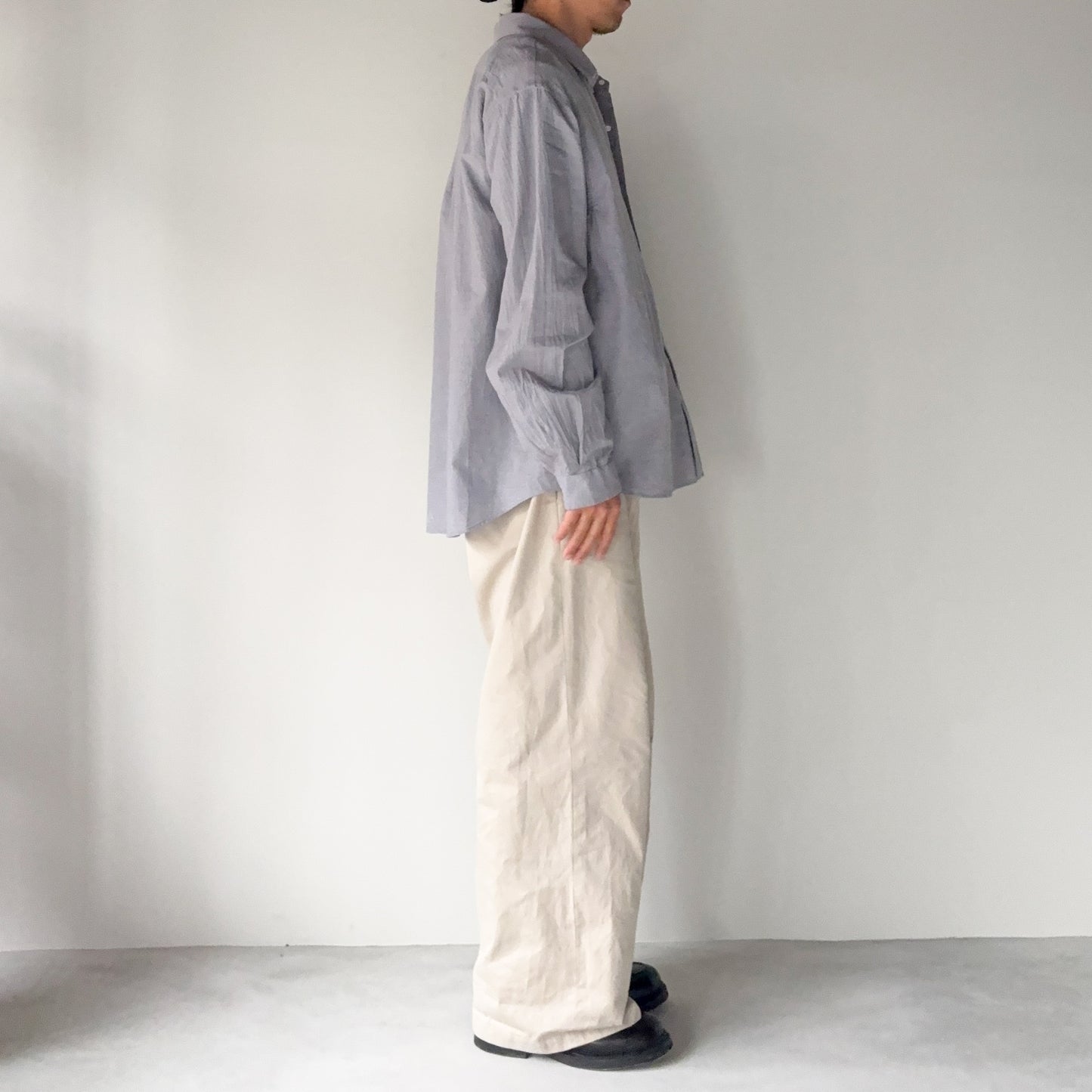 YAECA / Comfort Shirt Extra Wide / GRAY