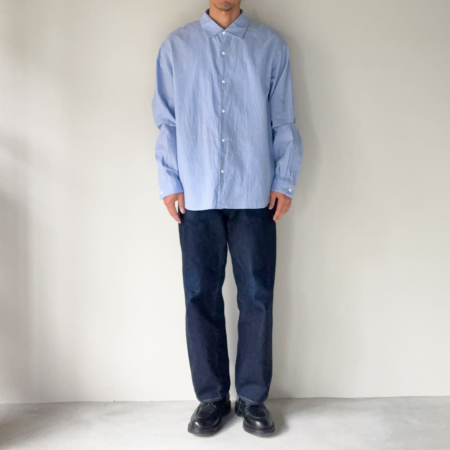 YAECA / Comfort Shirt Extra Wide / BLUE