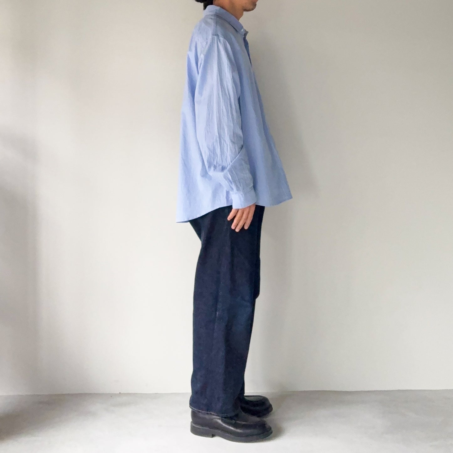 YAECA / Comfort Shirt Extra Wide / BLUE
