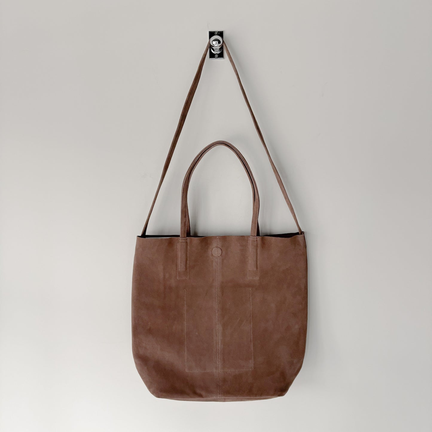 morphee / 3way Medium Tote(S Shoulder) / Oiled Suede Brown Elephant