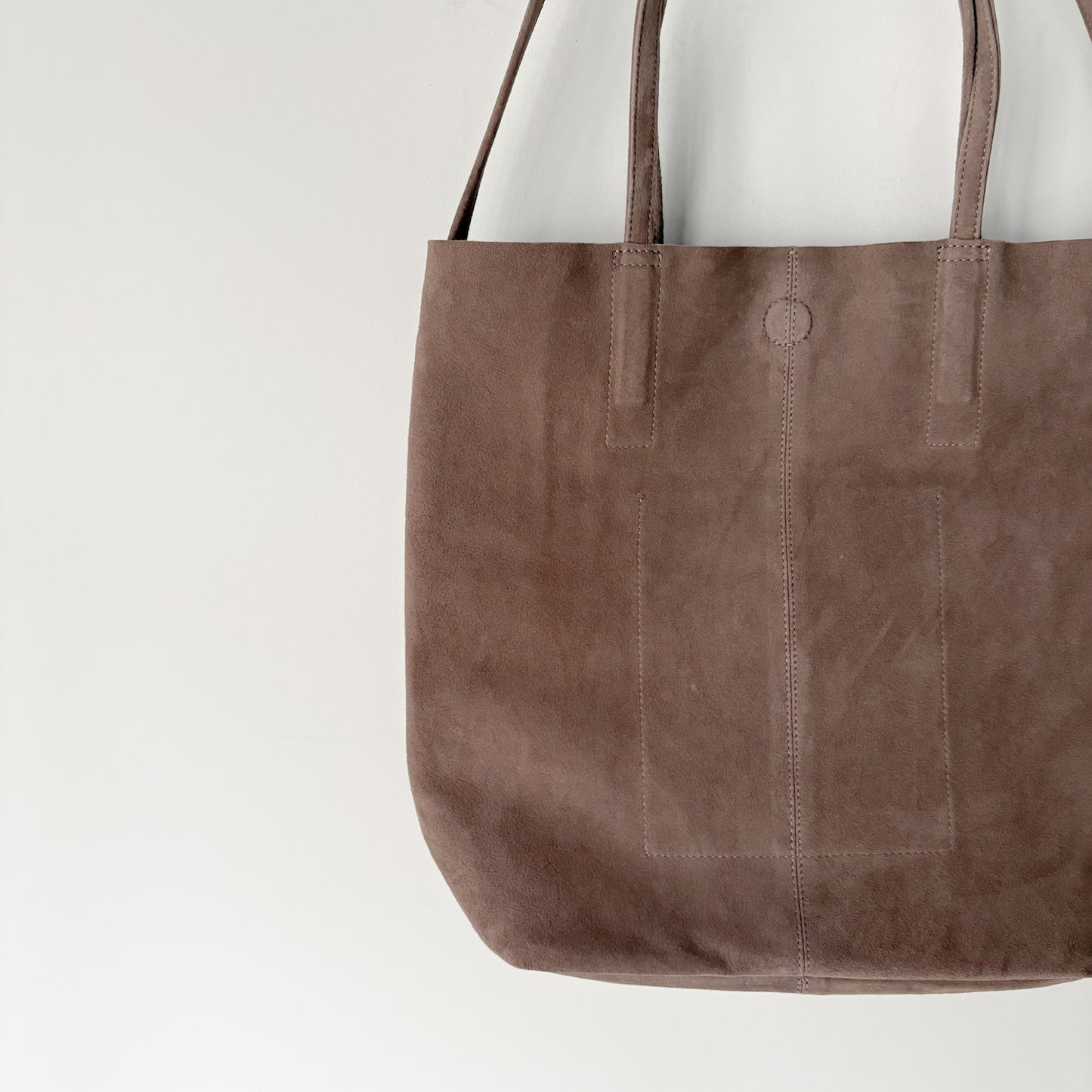 morphee / 3way Medium Tote(S Shoulder) / Oiled Suede Brown Elephant