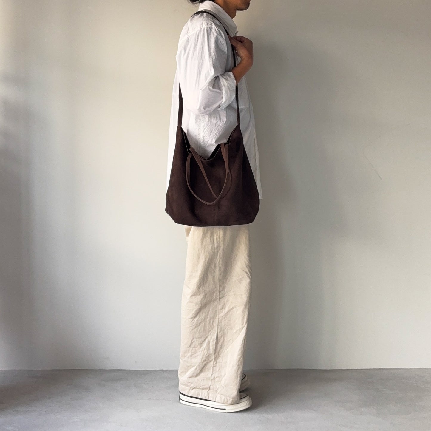 morphee / 3way Medium Tote / Coffee Brown