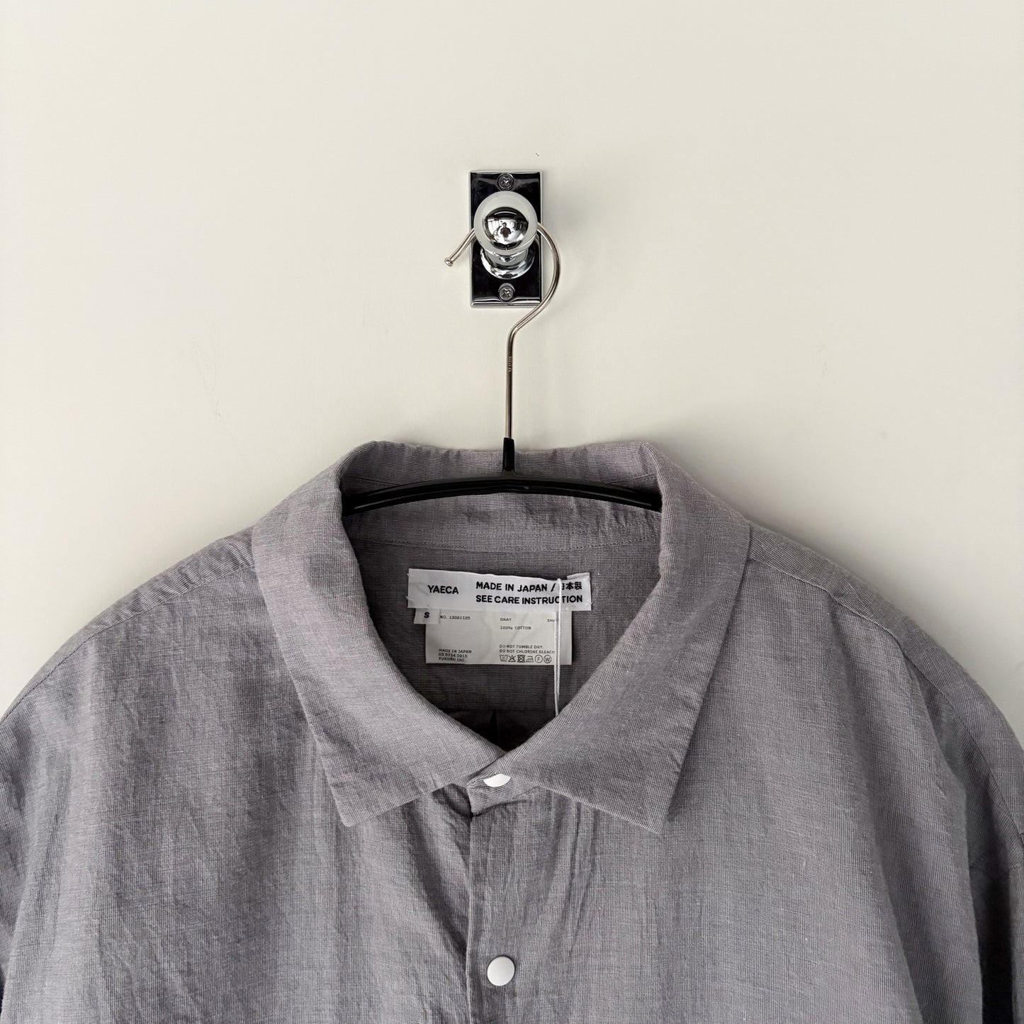YAECA / Comfort Shirt Extra Wide / GRAY