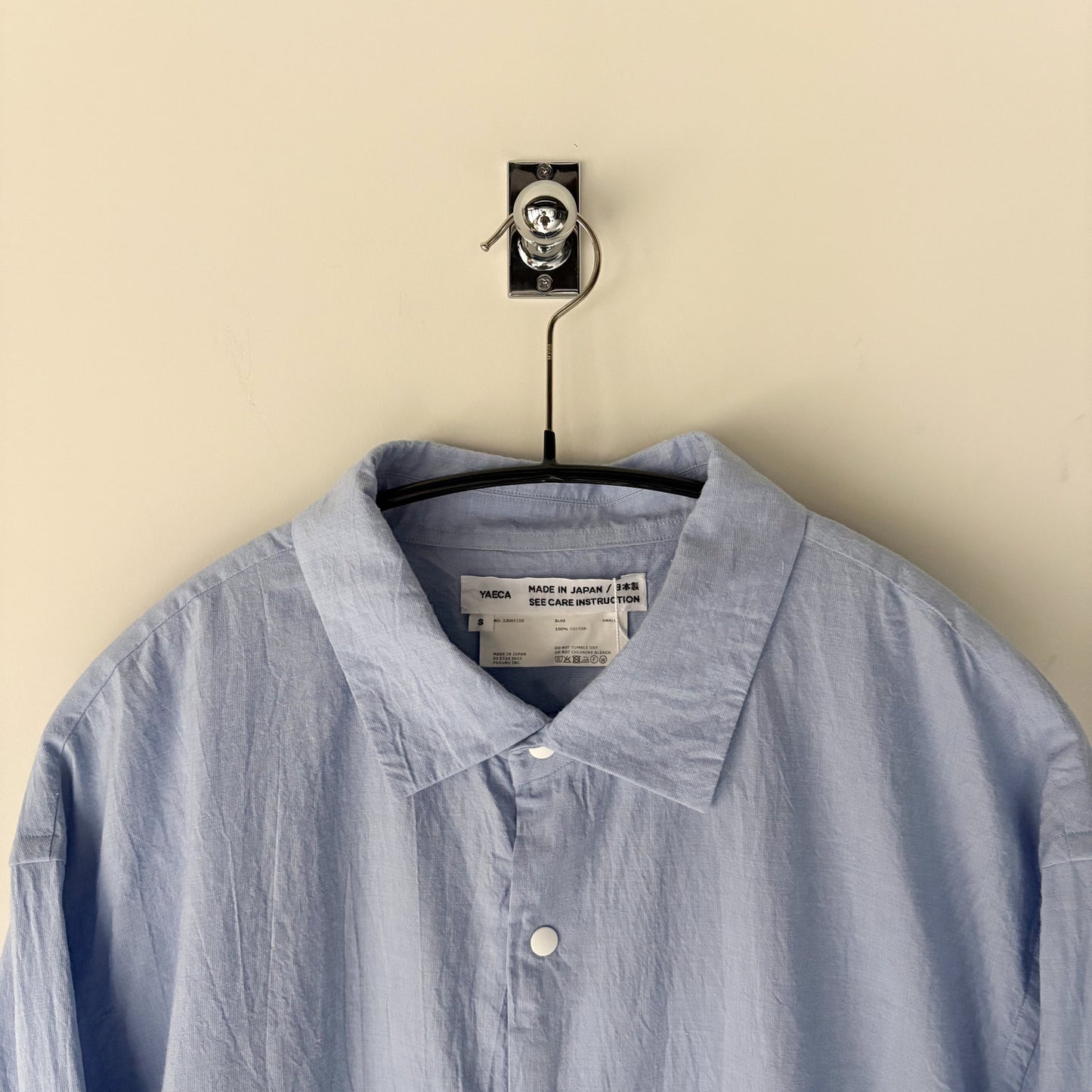 YAECA / Comfort Shirt Extra Wide / BLUE