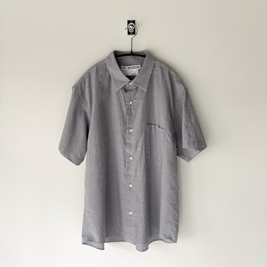 YAECA / Button Shirt Wide S/S / GRAY