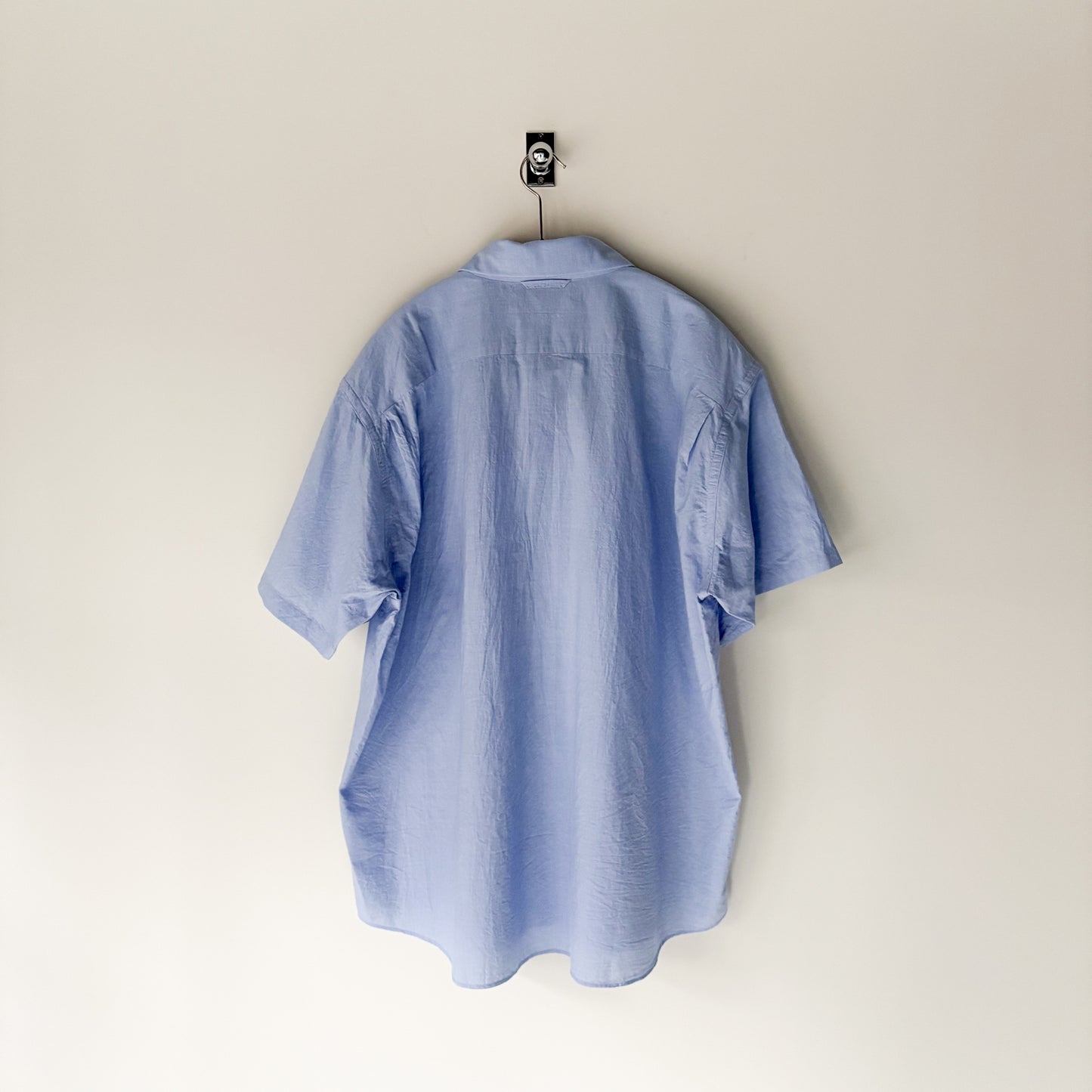 YAECA / Button Shirt Wide S/S / BLUE