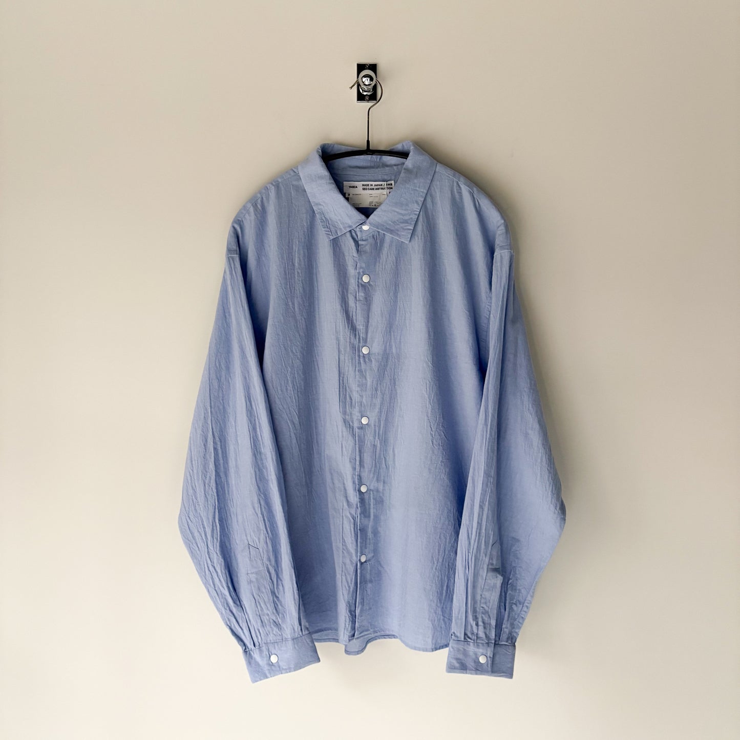 YAECA / Comfort Shirt Extra Wide / BLUE