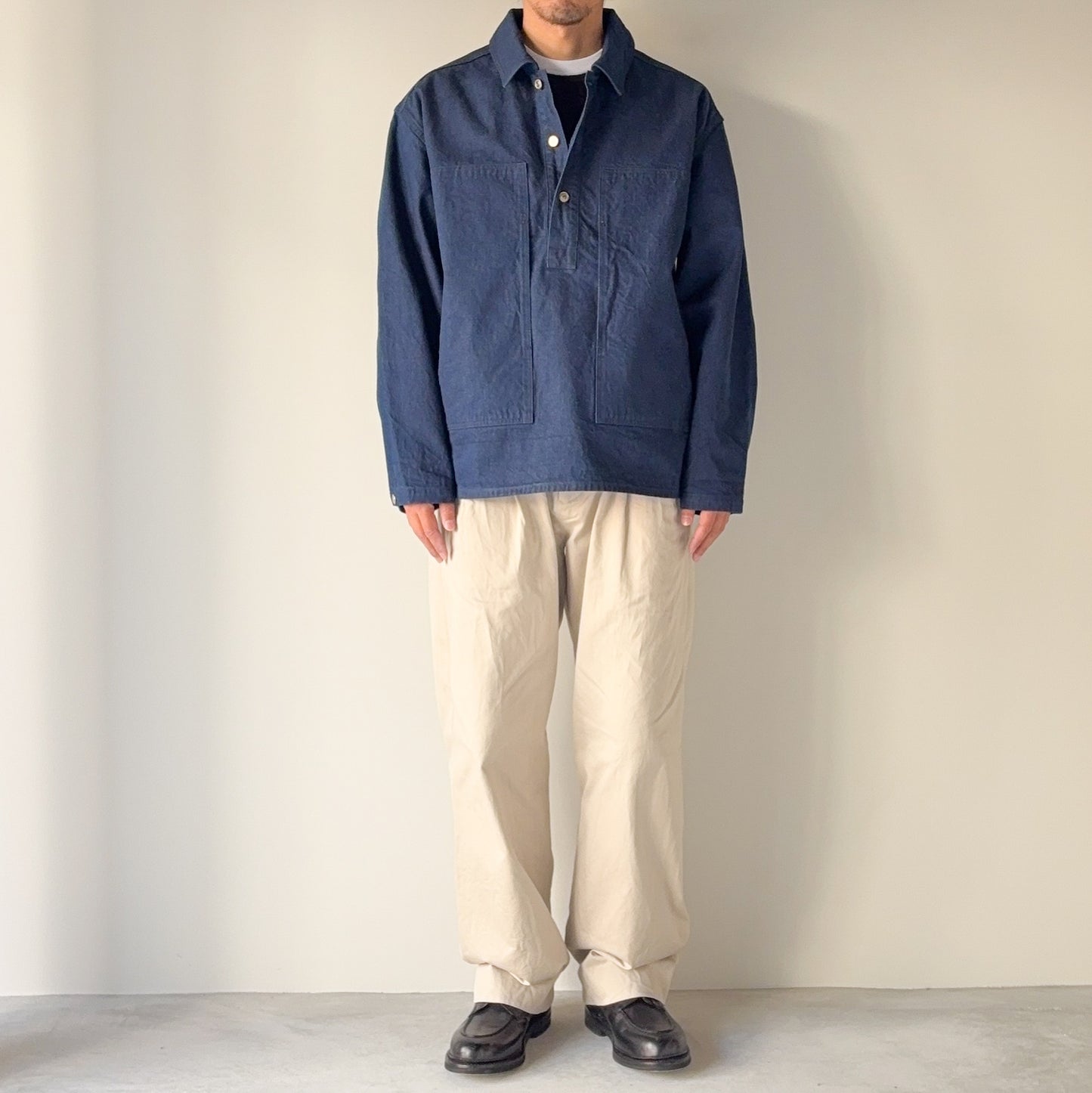 YAECA / Chino Trousers Two-Tuck Straight / BEIGE