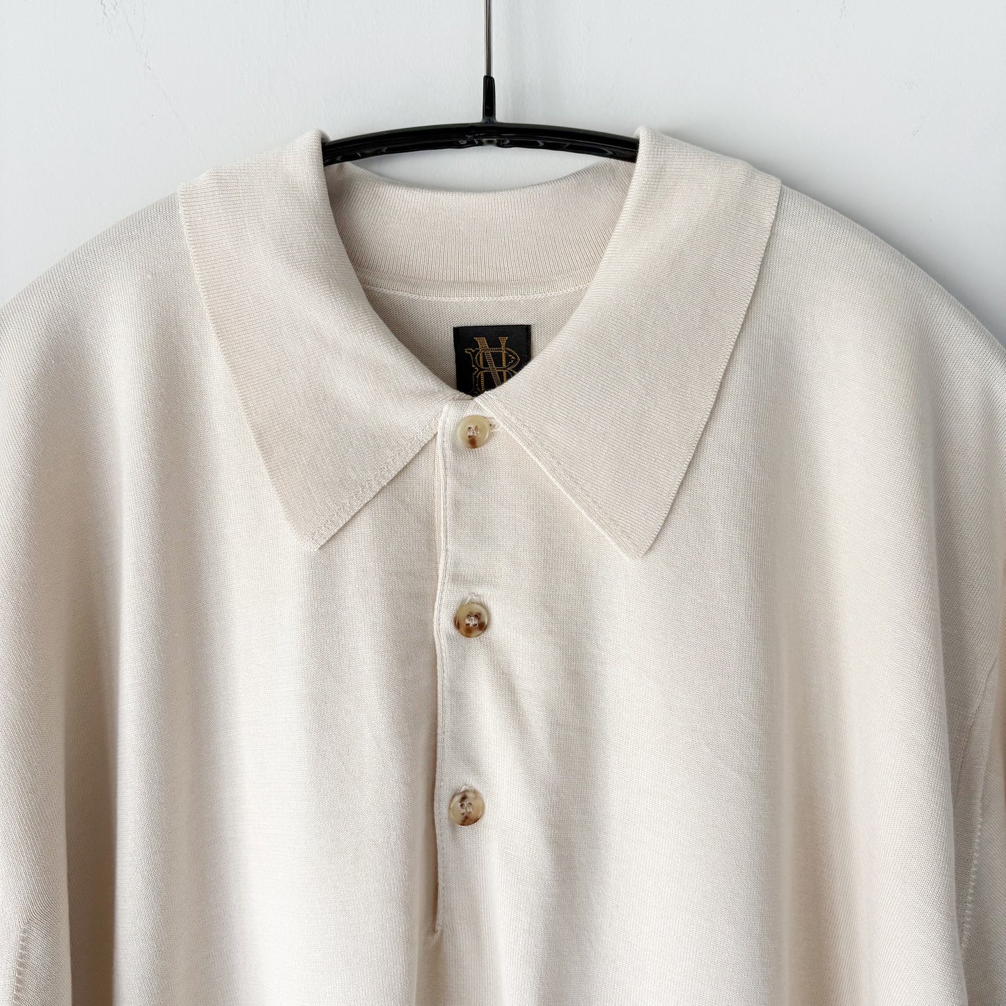 BATONER / Caribbean Seaisland Cotton Polo Short Sleeve / IVORY