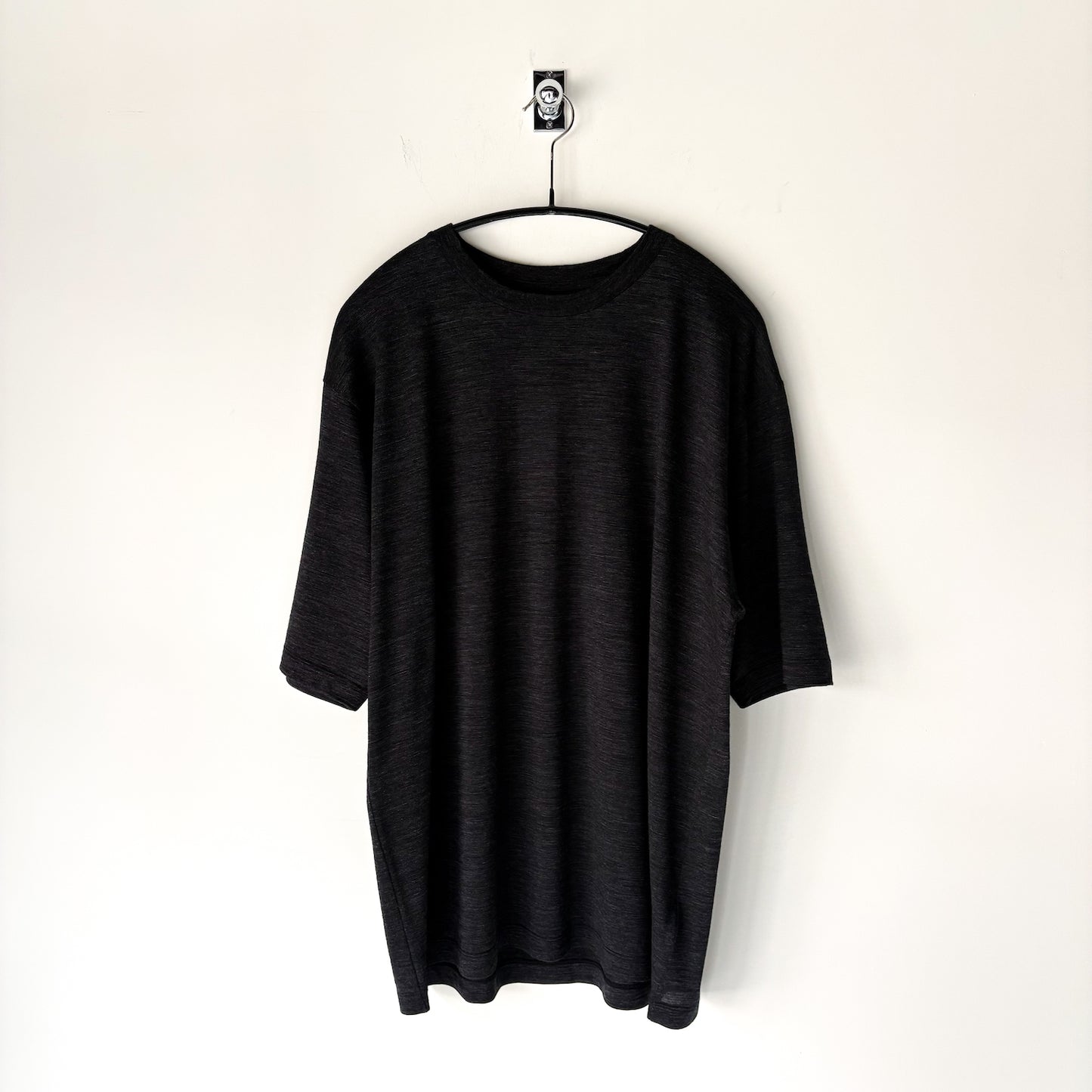 BATONER / Summer Wool T-Shirt / CHARCOAL