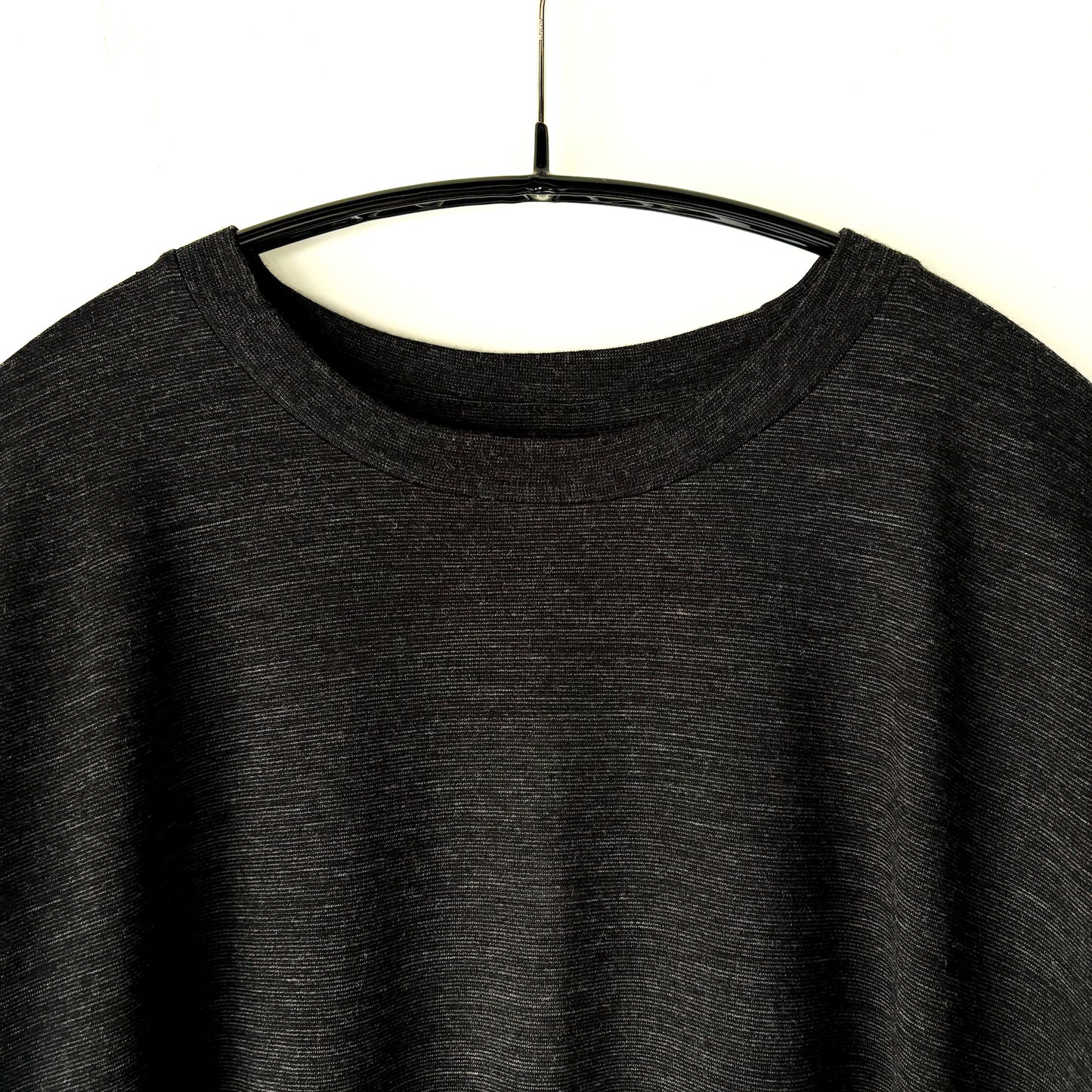 BATONER / Summer Wool T-Shirt / CHARCOAL