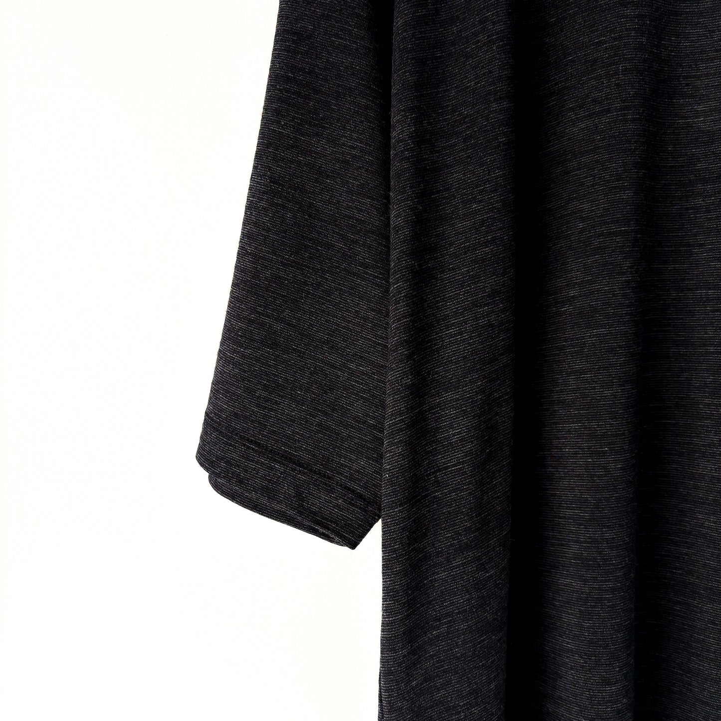 BATONER / Summer Wool T-Shirt / CHARCOAL