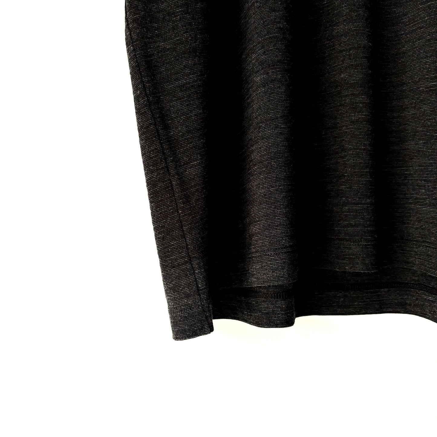 BATONER / Summer Wool T-Shirt / CHARCOAL