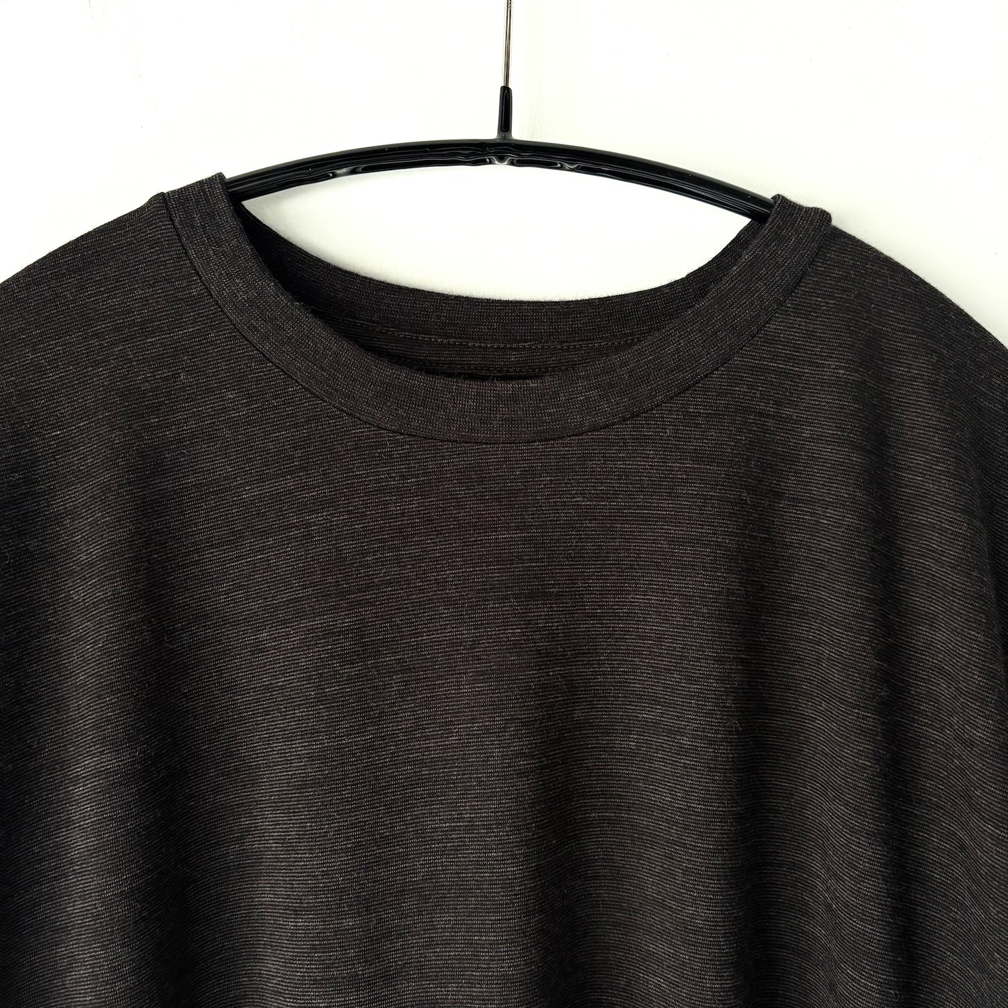 BATONER / Summer Wool T-Shirt / BROWN