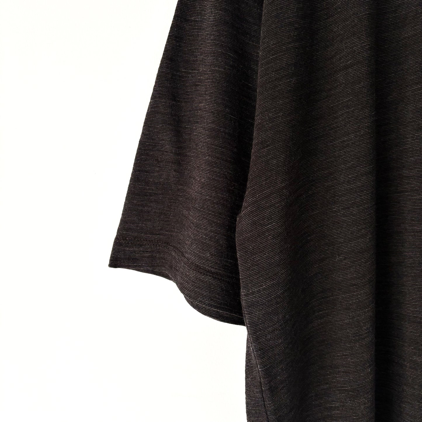 BATONER / Summer Wool T-Shirt / BROWN