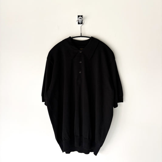 BATONER / Caribbean Seaisland Cotton Polo Short Sleeve / BLACK