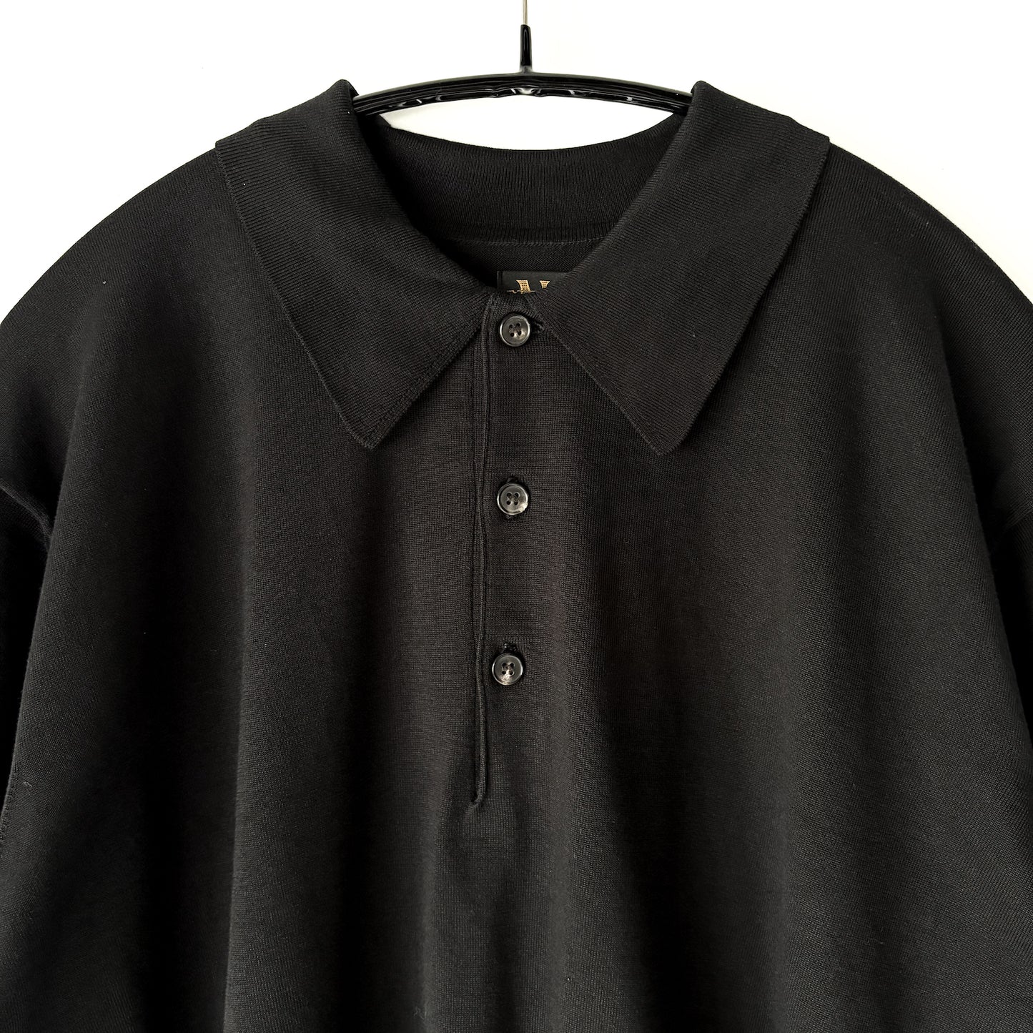 BATONER / Caribbean Seaisland Cotton Polo Short Sleeve / BLACK