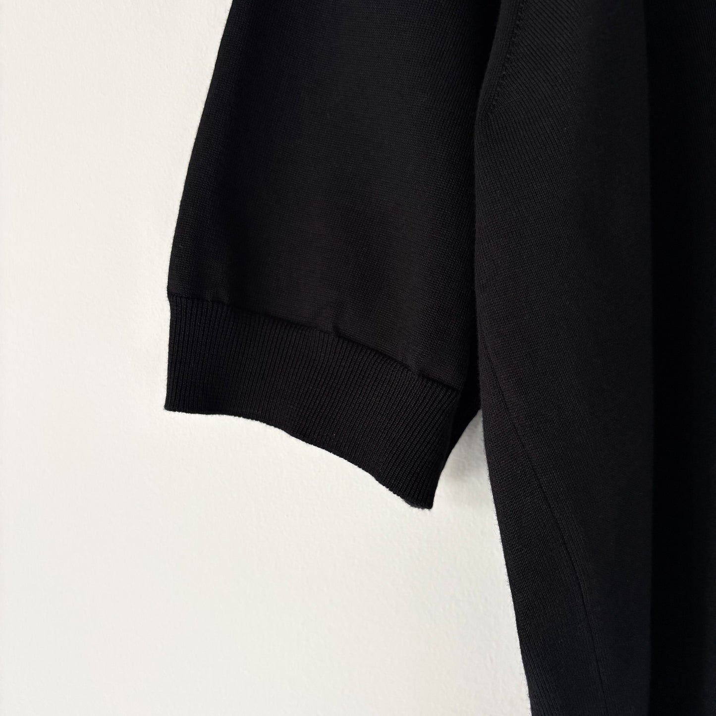 BATONER / Caribbean Seaisland Cotton Polo Short Sleeve / BLACK