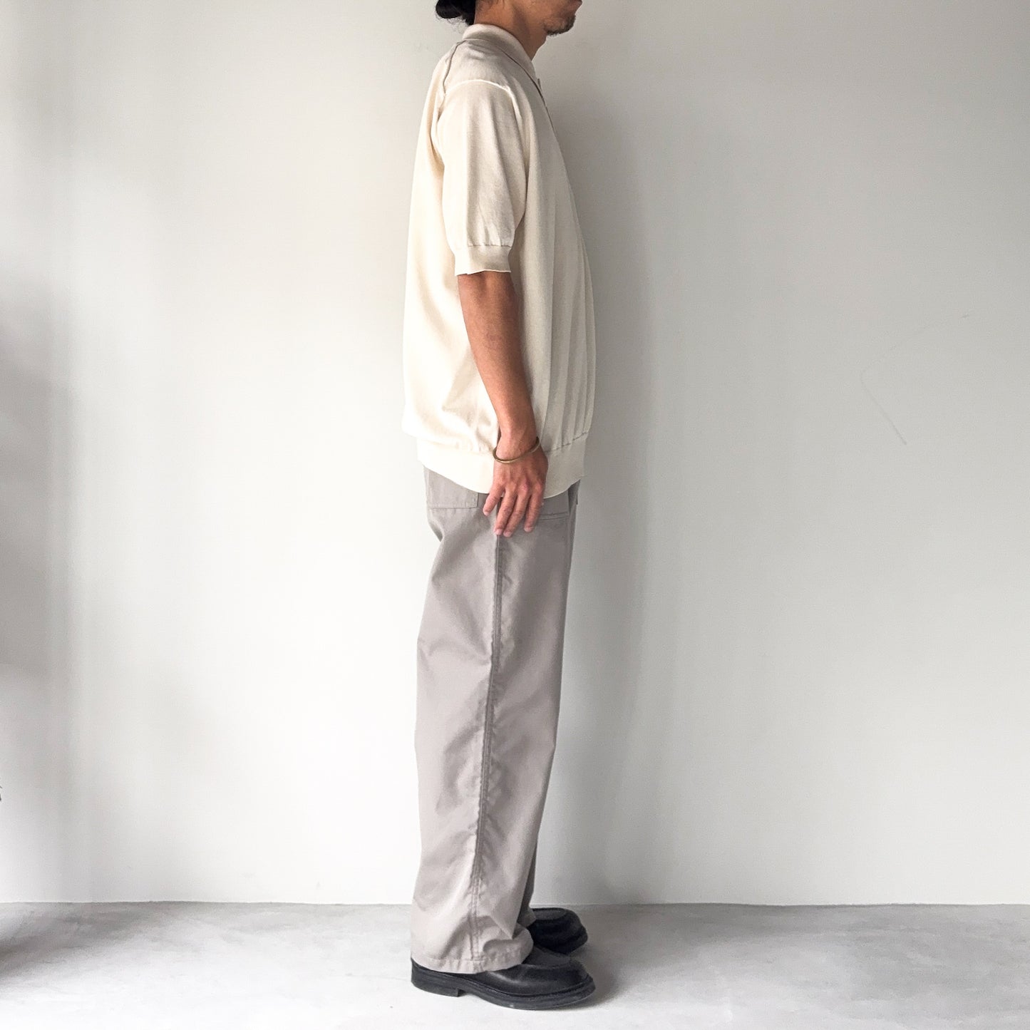BATONER / Caribbean Seaisland Cotton Polo Short Sleeve / IVORY