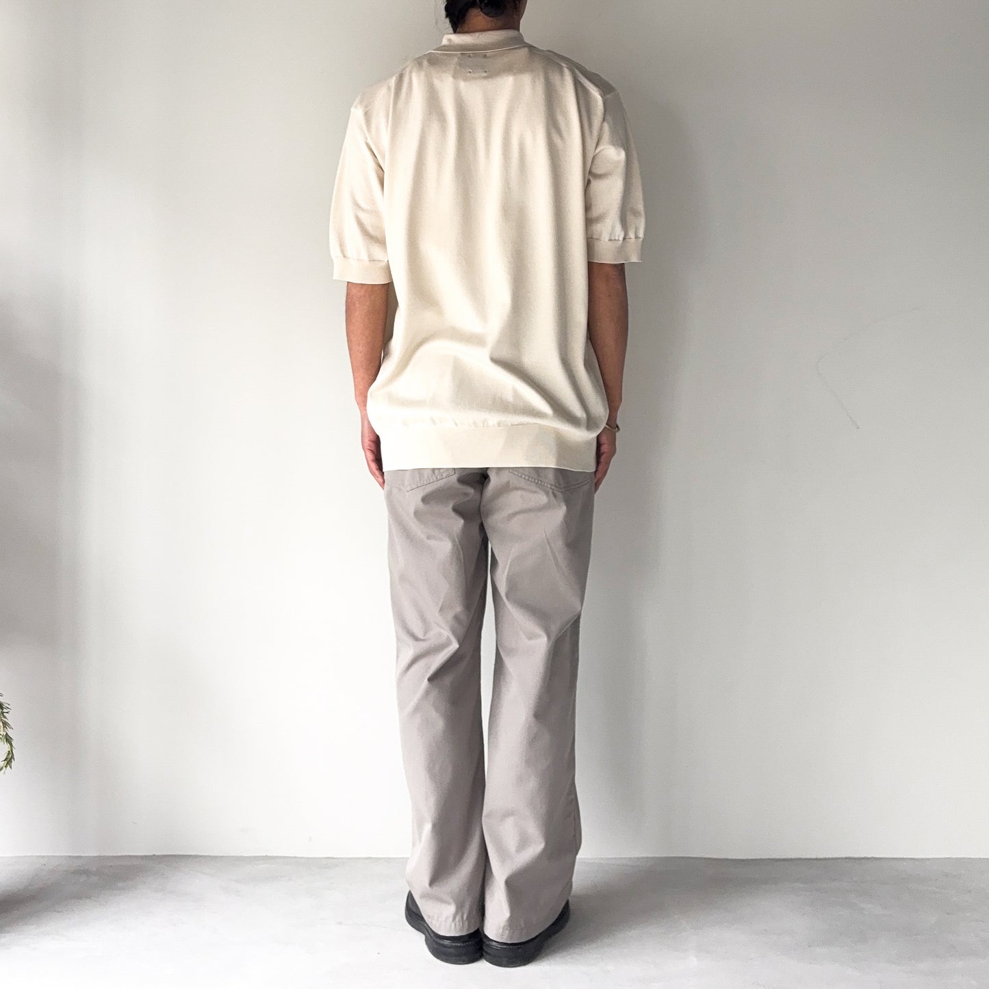 BATONER / Caribbean Seaisland Cotton Polo Short Sleeve / IVORY