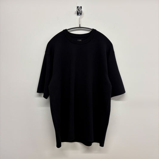 BATONER / 32G Smooth Knit T-Shirt / BLACK
