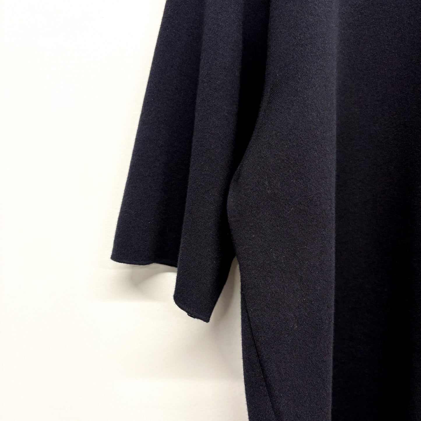 BATONER / 32G Smooth Knit T-Shirt / BLACK
