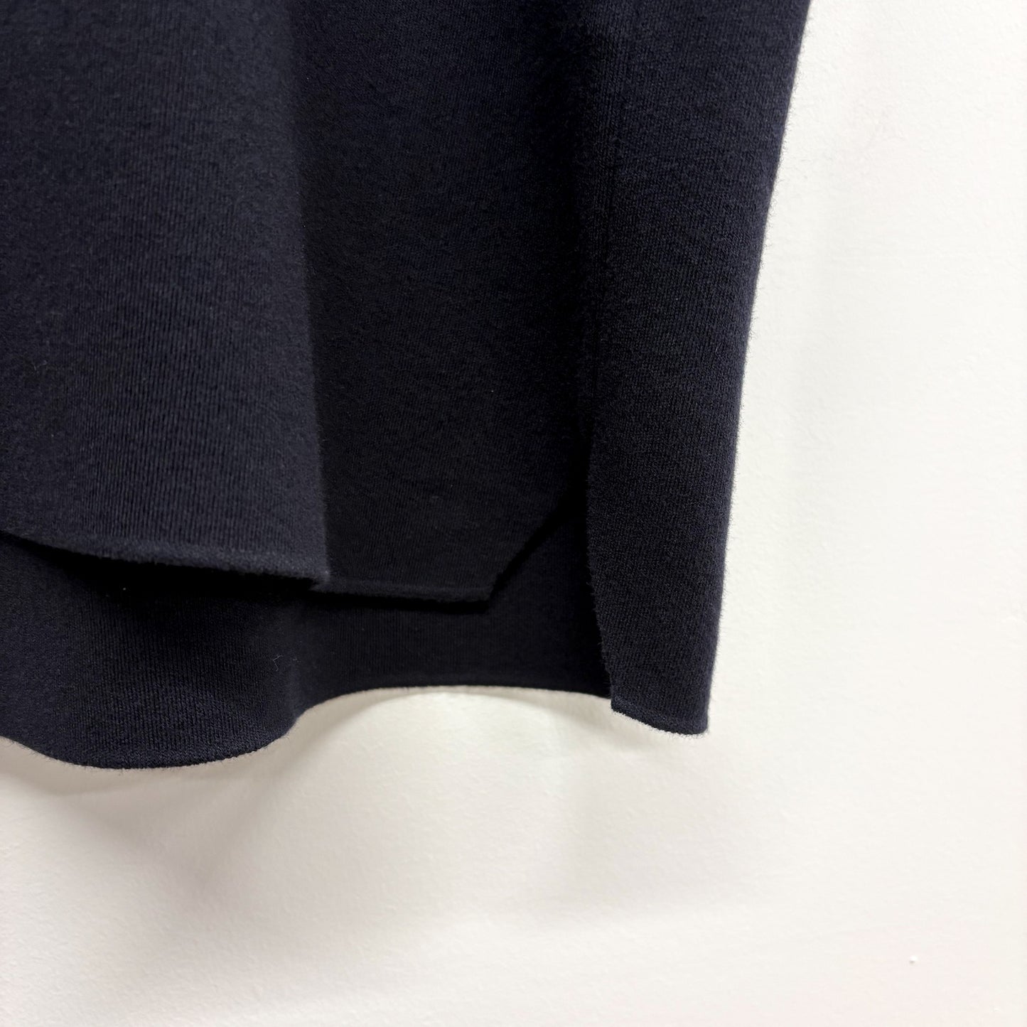 BATONER / 32G Smooth Knit T-Shirt / BLACK
