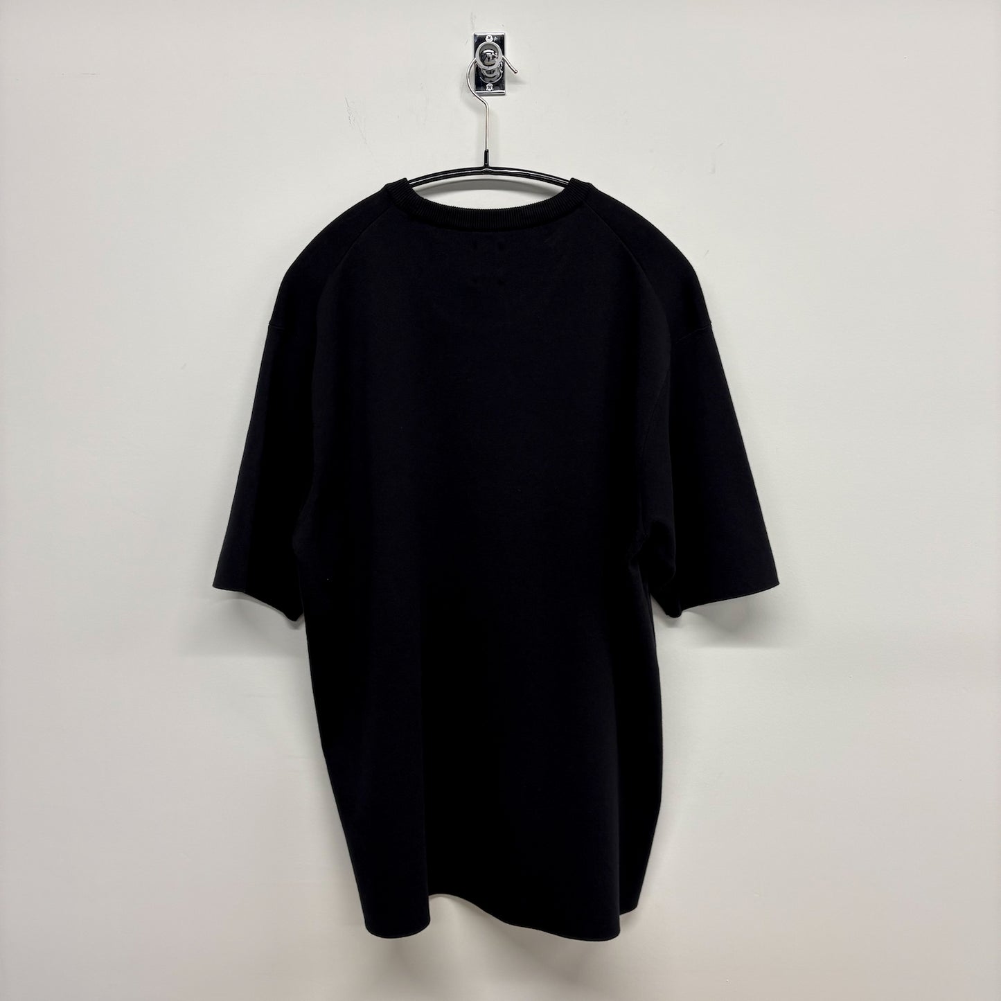 BATONER / 32G Smooth Knit T-Shirt / BLACK