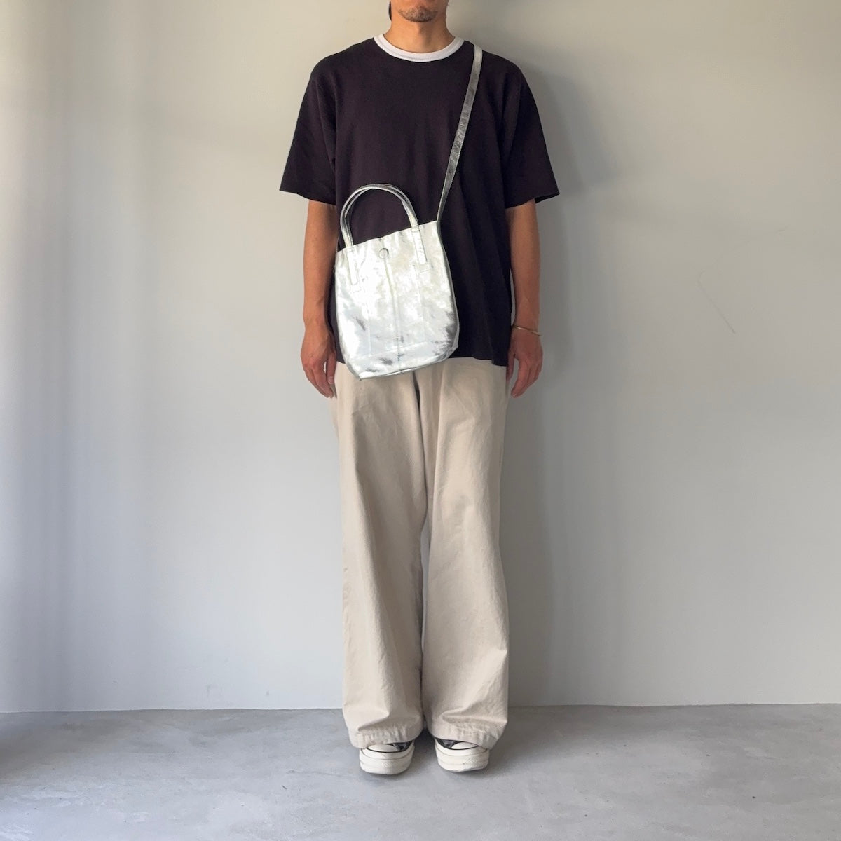 morphee / 2way Small Tote(L Shoulder) / SILVER