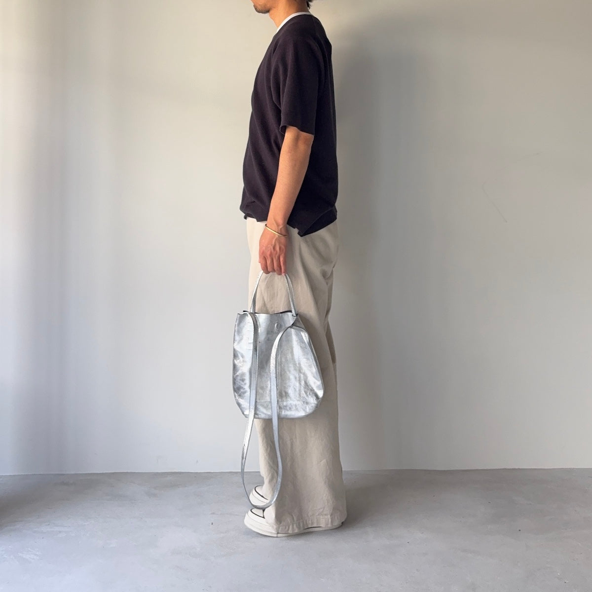 morphee / 2way Small Tote(L Shoulder) / SILVER