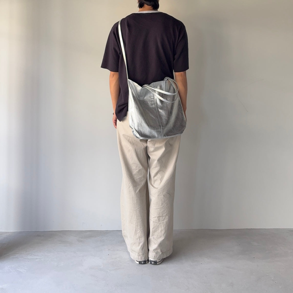 morphee / 3way Medium Tote(L Shoulder) / SILVER