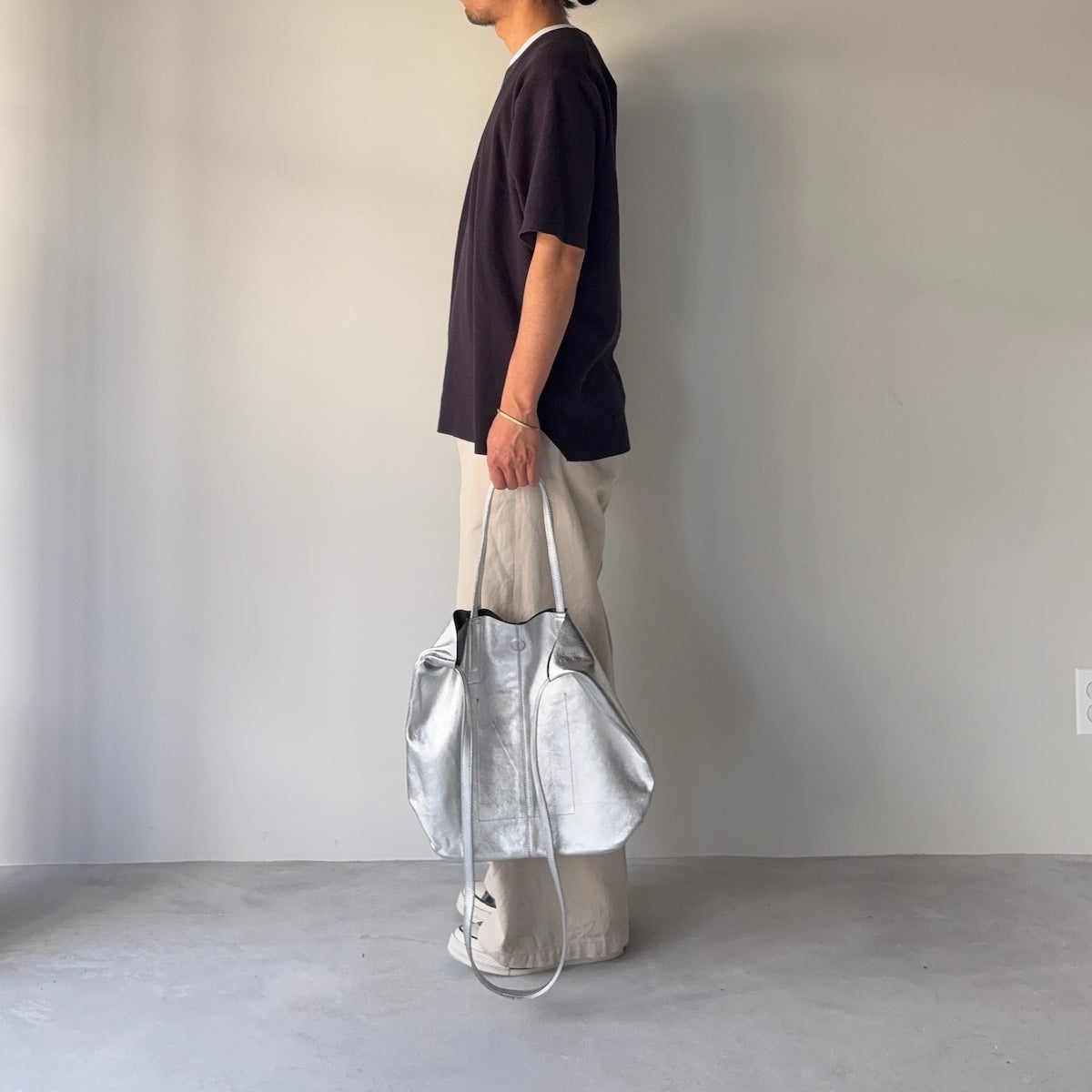 morphee / 3way Medium Tote(L Shoulder) / SILVER