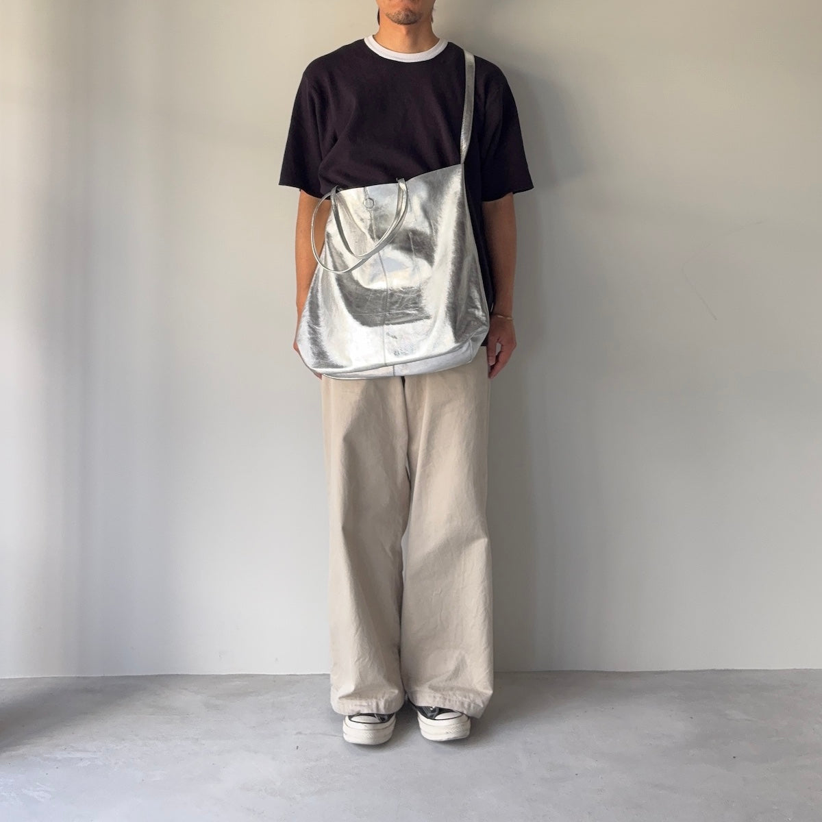 morphee / 3way Large Tote / Silver