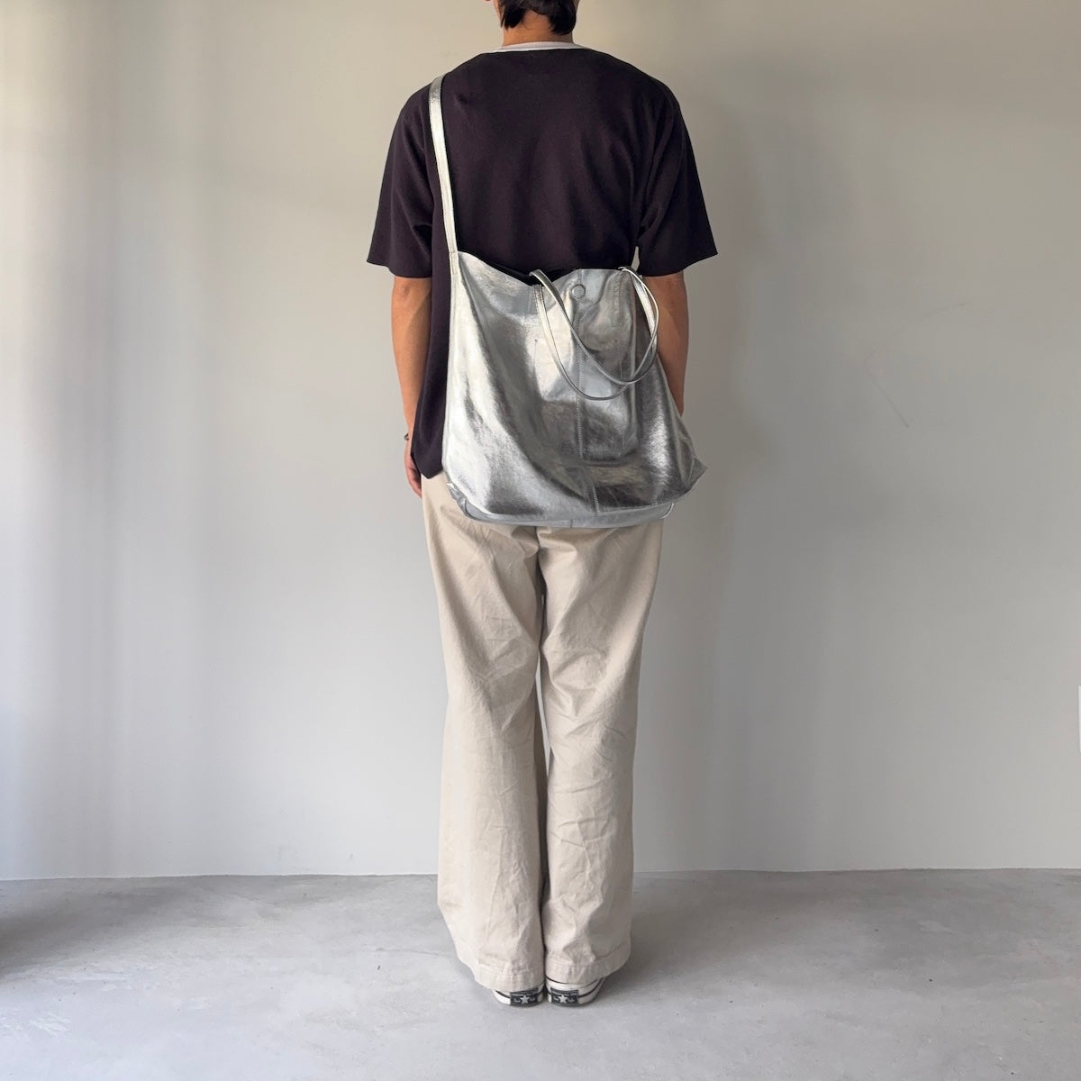 morphee / 3way Large Tote / Silver