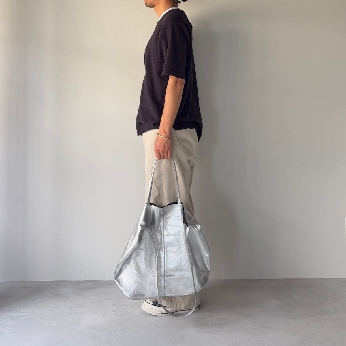 morphee / 3way Large Tote / Silver