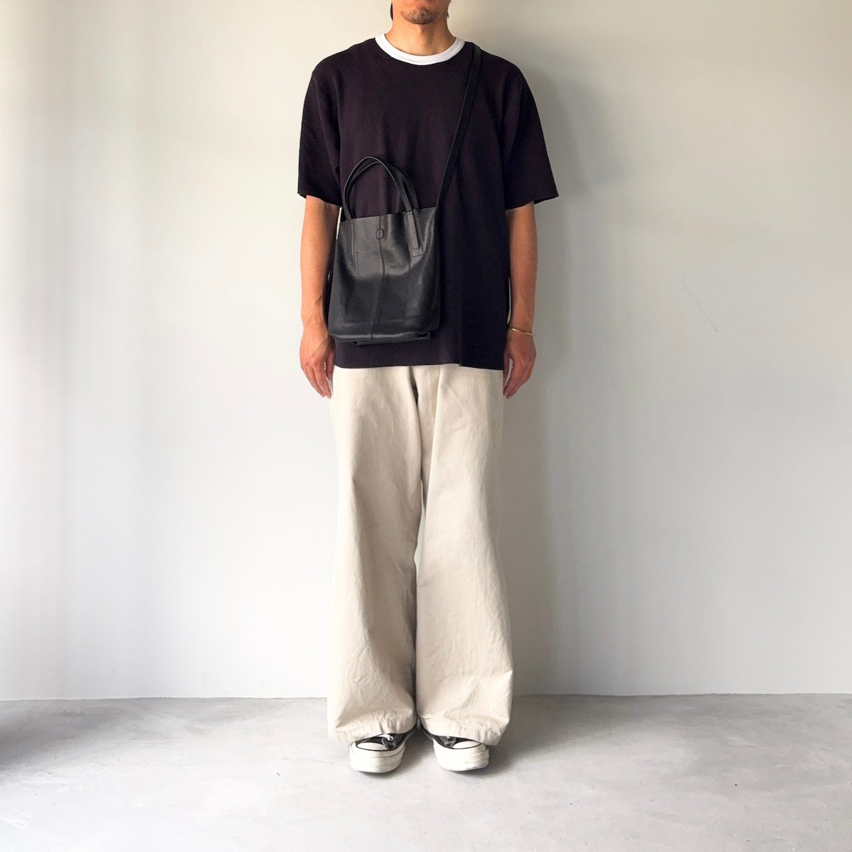 morphee / 2way Small Tote(L Shoulder) / BLACK