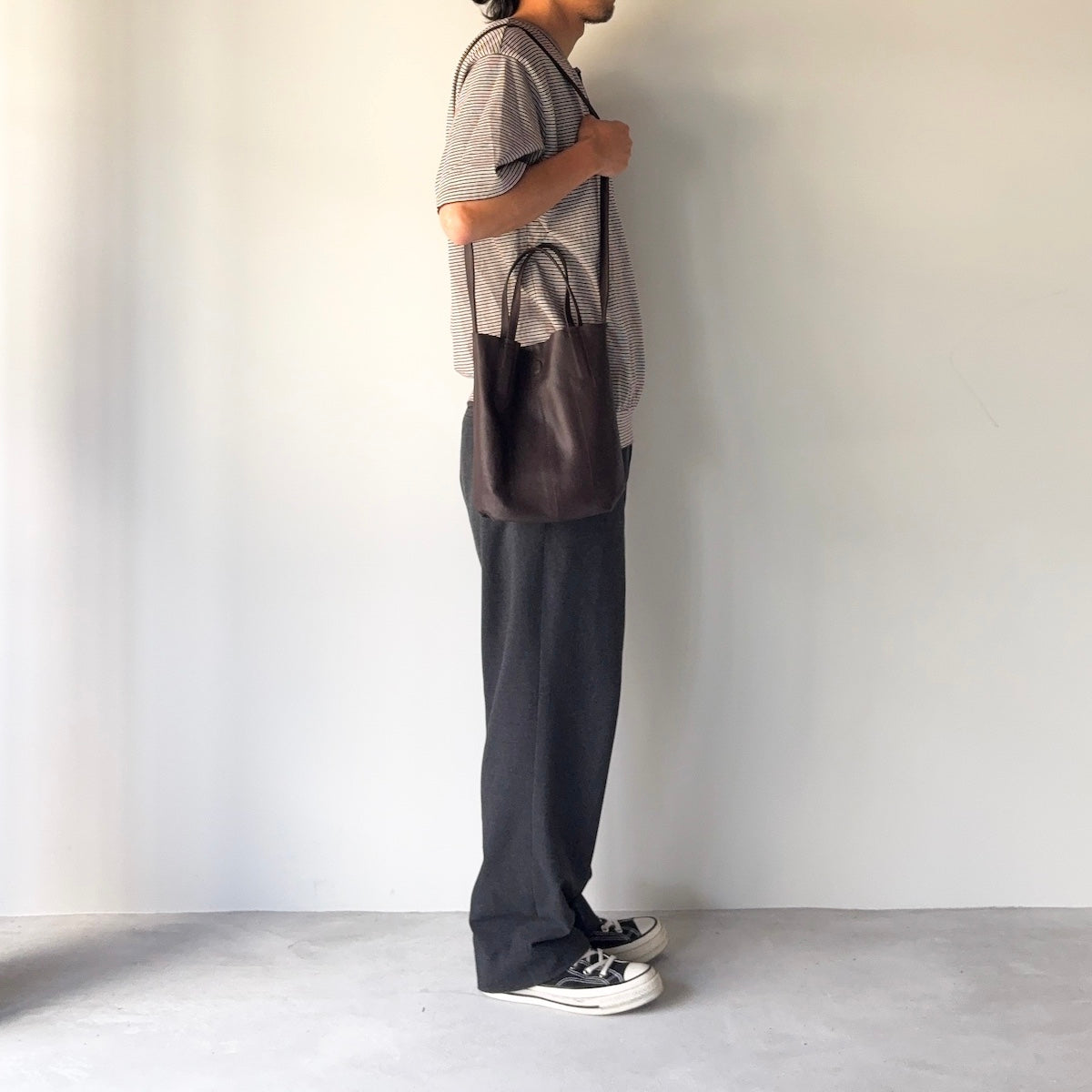 morphee / 2way Small Tote / Dark Choco