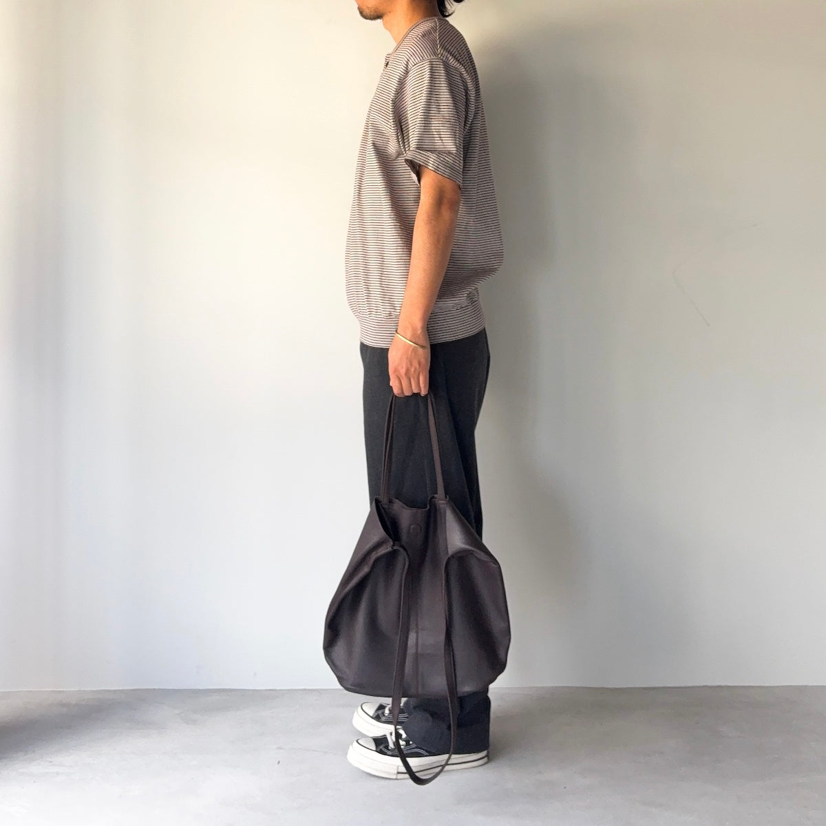 morphee / 3way Medium Tote / Dark Choco