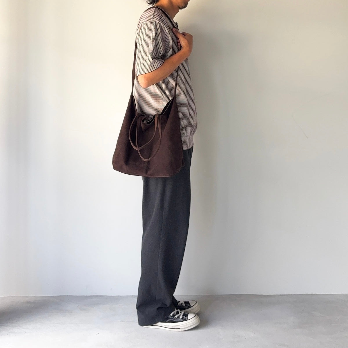 morphee / 3way Medium Tote / Dark Choco