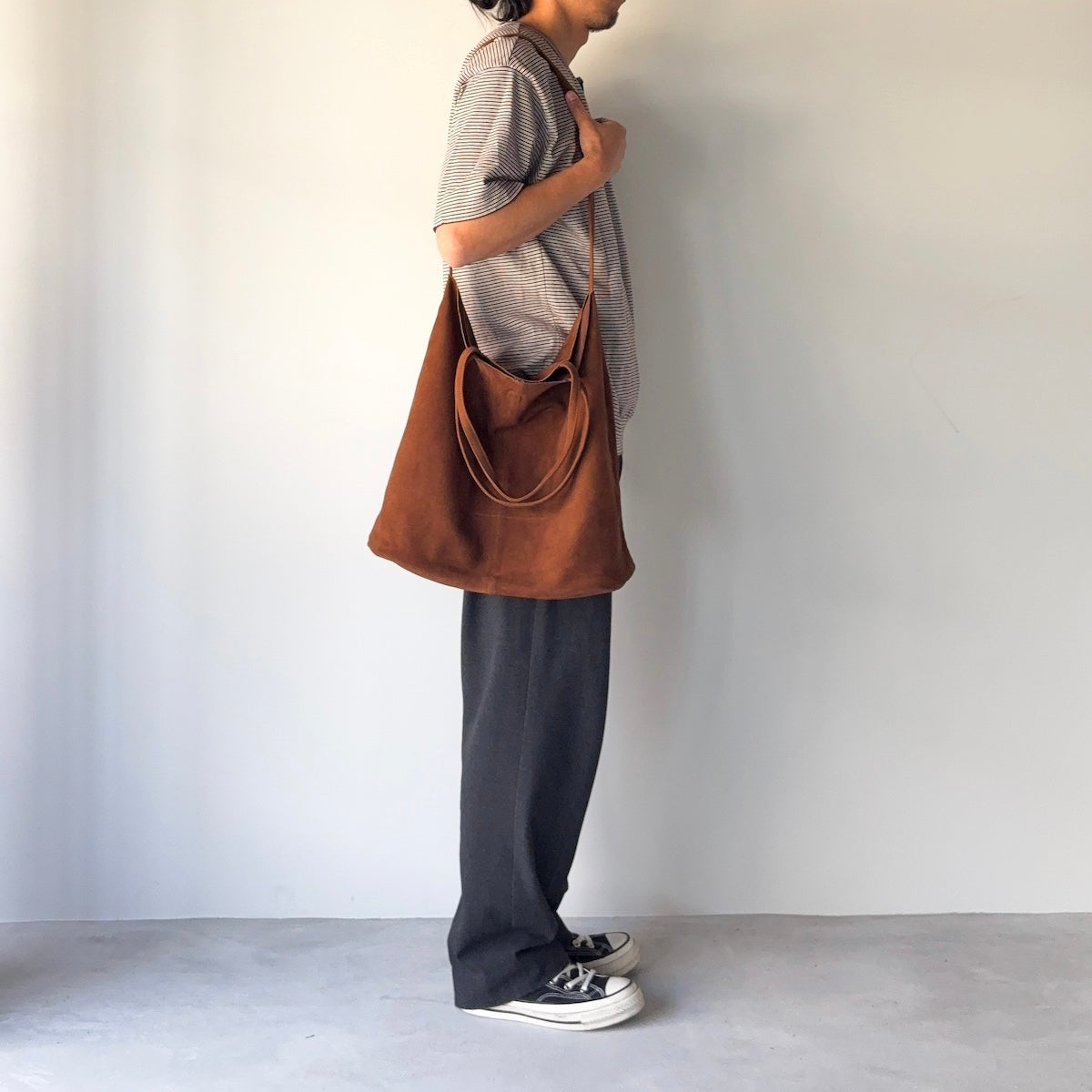 morphee / 3way Large Tote / BROWN
