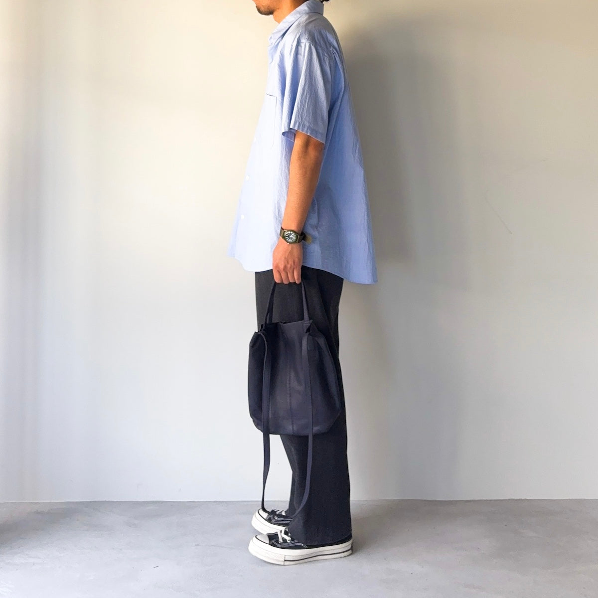 morphee / 2way Small Tote / NAVY