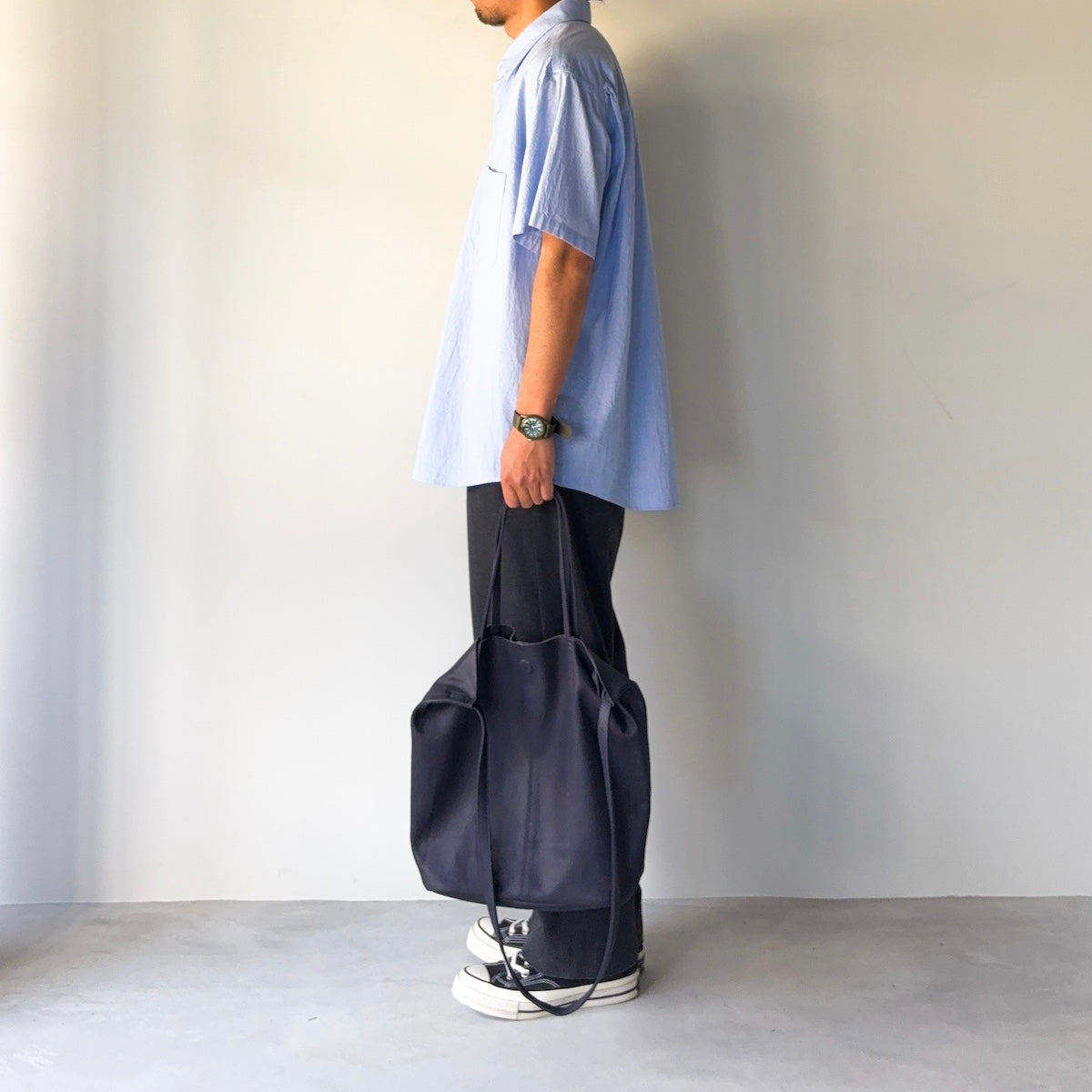 morphee / 3way Medium Tote / NAVY