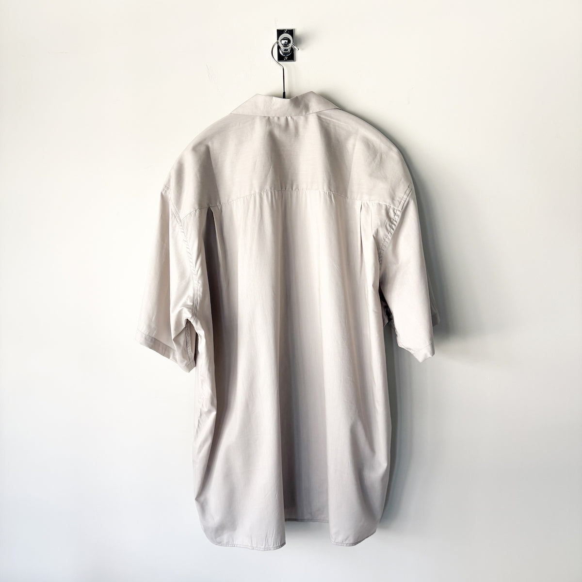CIOTA / Open Collar S/S Shirt / L.Gray