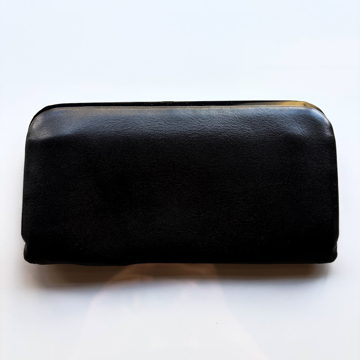 morphee SAC À MAIN / Framed Leather Long Wallet / BLACK（SILVER）